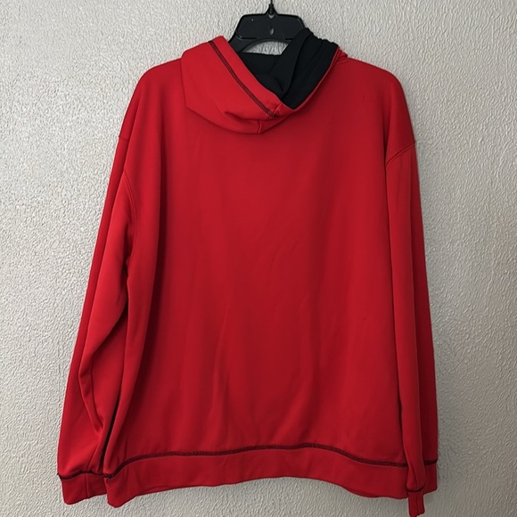 Mens NHL Official License Detroit Red Wings Hockey Hoodie, Large, Red - Picture 6 of 6